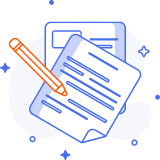 Pencil and paper illustration